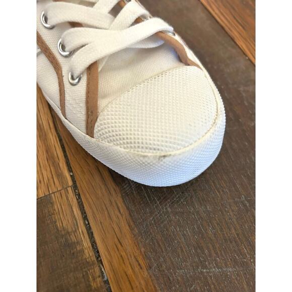 GOLA for J.Crew Coaster Smash High Top Sneakers White/Tan Women's SZ 7 - Picture 10 of 13